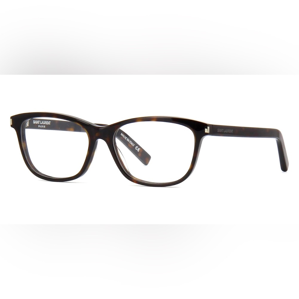 SAINT LAURENT eyeglasses - tortoise standard frame / SL12 002 / 52-16-140